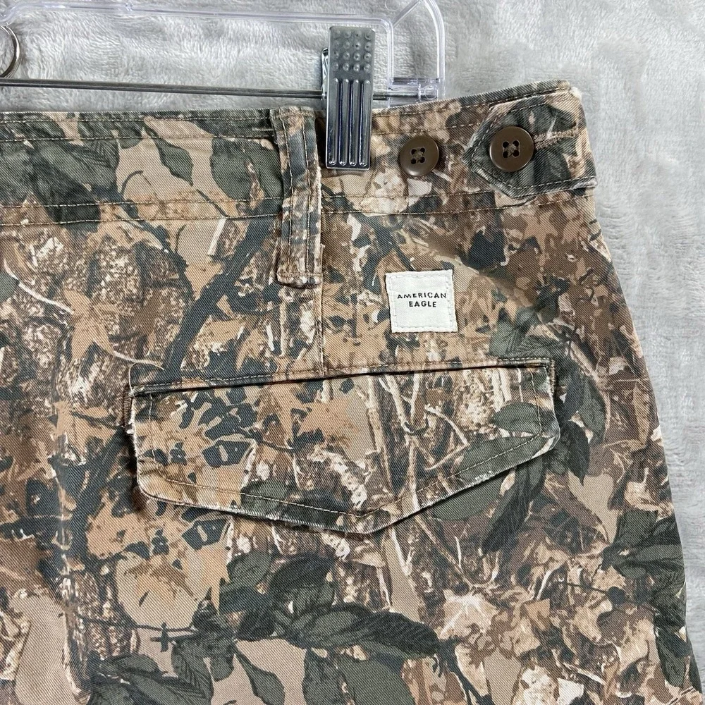 American Eagle Pants Mens 32x28 Camo Cargo Pockets Flex Outdoor Workwear NWT